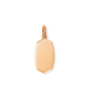 Elisa Charm in 18k Rose Gold Vermeil