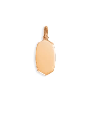 Elisa Charm in 18k Rose Gold Vermeil