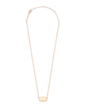 Elisa Pendant Necklace in 18k Rose Gold Vermeil