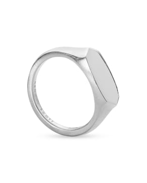 Elisa Signet Ring in Sterling Silver