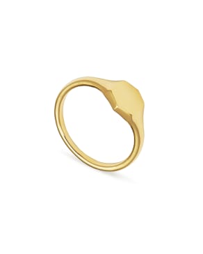 Davis Signet Ring in 18k Gold Vermeil