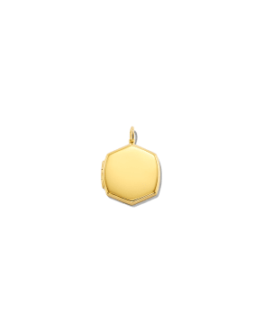 Davis Locket Charm in 18k Yellow Gold Vermeil