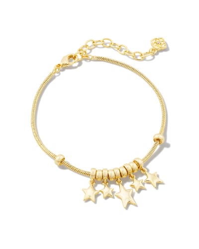 Ada Star Delicate Chain Bracelet in Gold