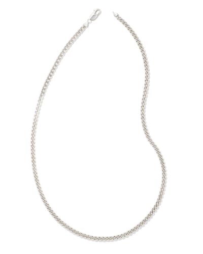 Eileen Rhodium Pendant Necklace in 