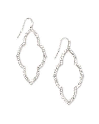 Ad Gold Drop Earrings In Silver Filigree Kendra Scott Ad Gold Drop Earrings In Silver, Kendra Scott Silver Chandelier Earrings