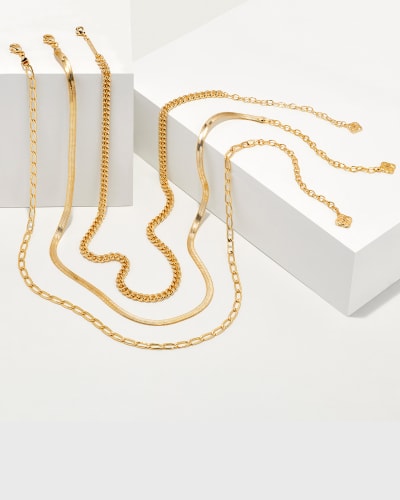 Kassie Chain Necklace in Gold | Kendra 