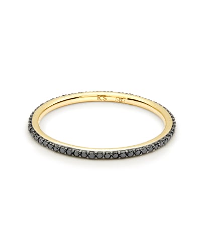 Angelina 14k Yellow Gold Band Ring