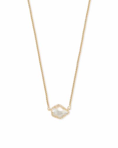 Aragon Gold Drop Earrings In Ivory Pearl Kendra Scott - Tess Gold Small Pendant Necklace In White Pearl Aragon Gold Drop Earrings In Ivory Pearl Kendra Scott - Tess Gold Small Pendant Necklace In White Pearl