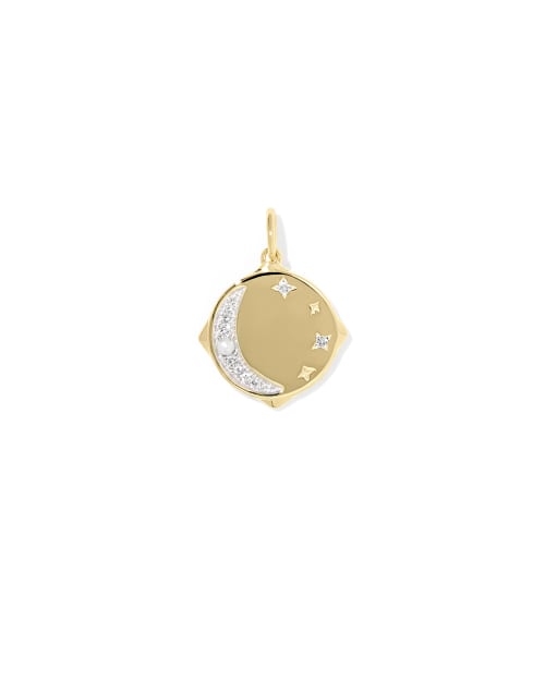 Davie 18k Gold Vermeil Charm in Turquoise
