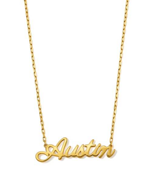 Austin Pendant Necklace in 18k Gold Vermeil