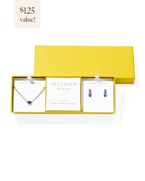 Cailin Gold Birthstone Gift Set of 2