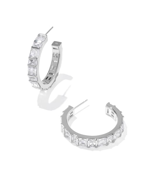 Jamie Silver Hoop Earrings 