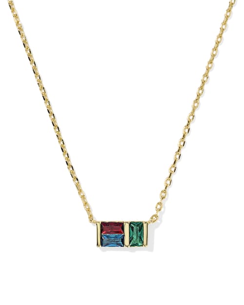 Jamie Gold Short Pendant Necklace