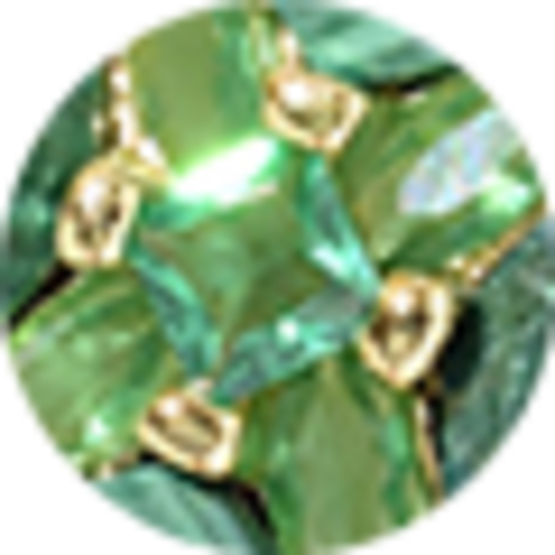 Abbie Gold Crystal Drop Earrings 