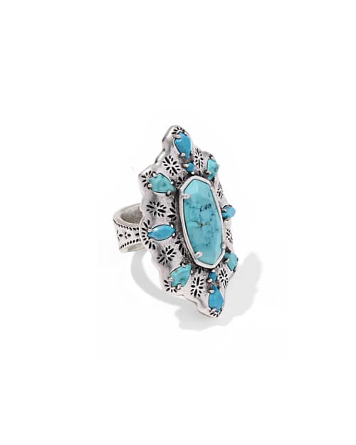 Bria Vintage Silver Cocktail Ring | Kendra Scott