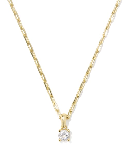 Lexi Gold Short Pendant Necklace 