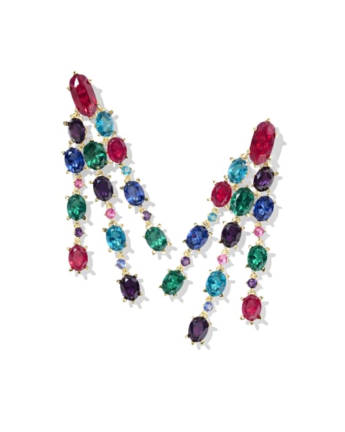 Cailin Gold Statement Earrings 