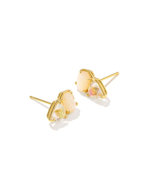Tatum Gold Stud Earrings 