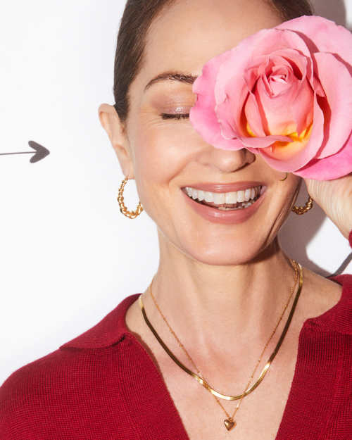 Jasmine Heart Pendant Necklace Sterling Silver