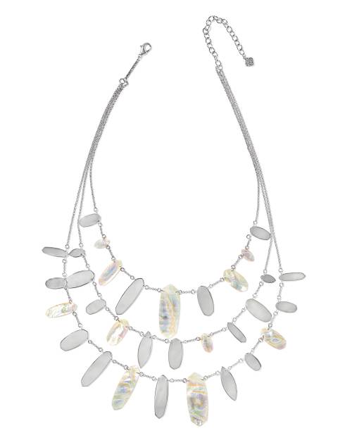 Gwen Silver Statement Necklace