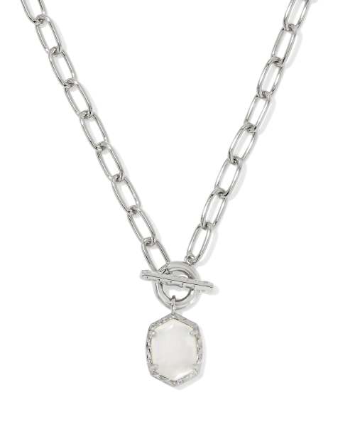 Daphne Convertible Silver Link and Chain Necklace