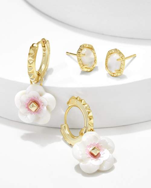 Deliah Huggie and Stud Earring Set of 2