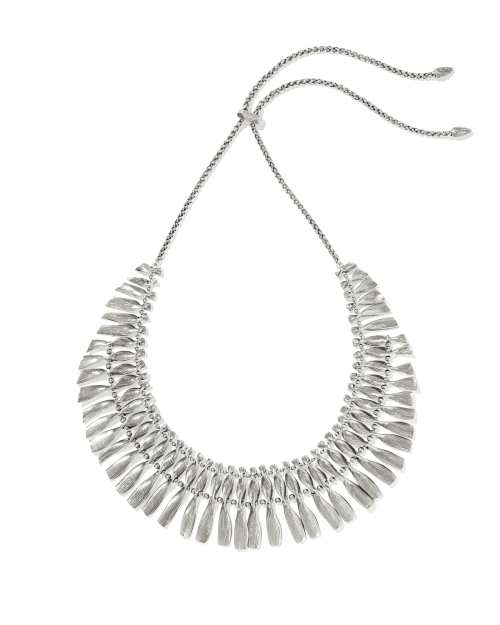 Zahara Vintage Silver Statement Necklace | Kendra Scott