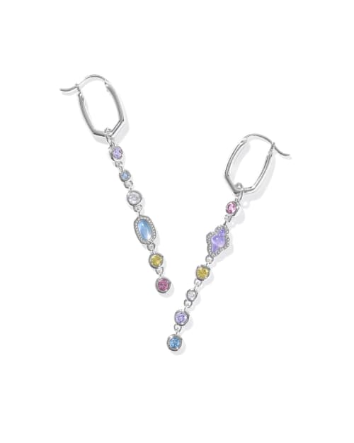 Mini Elisa and Abbie Silver Strand Necklace