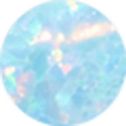 Light Teal Lab Grown Opal