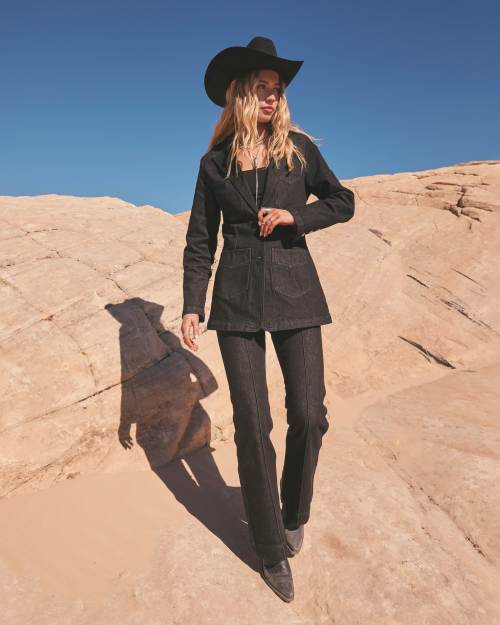 Wrangler® x Yellow Rose by Kendra Scott High Rise Trouser