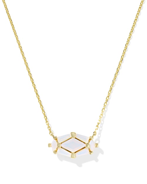 Lindy Rae Elisa Gold Short Pendant Necklace