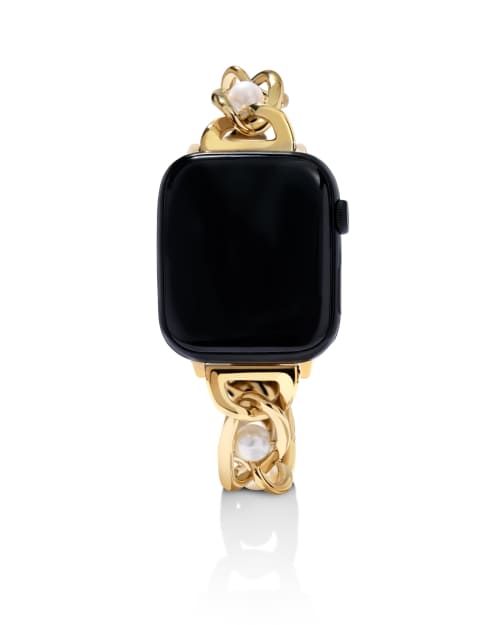 Giselle Gold Tone Stainless Steel Watch Band