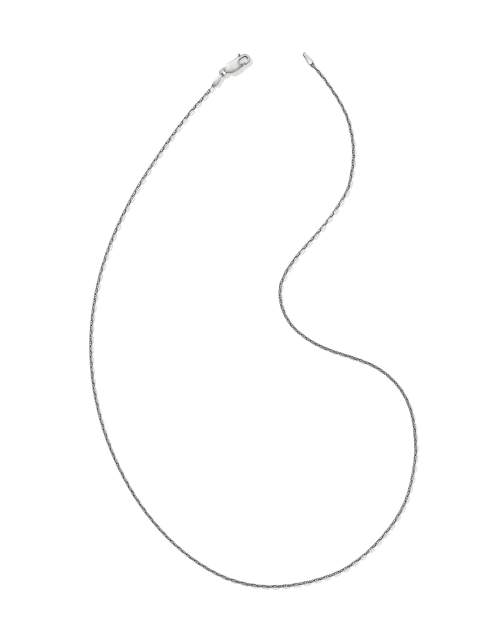 Ramsey Oxidized Sterling Silver Chain Necklace