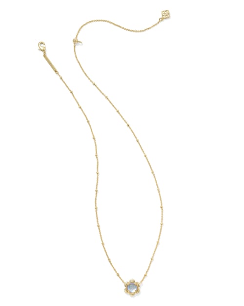 Susie Silver Short Pendant Necklace in Dichroic Glass | Kendra Scott