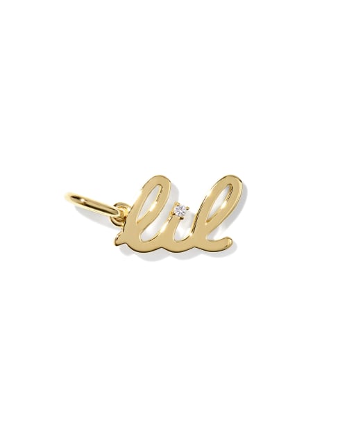 Davie 18k Gold Vermeil Charm in Turquoise
