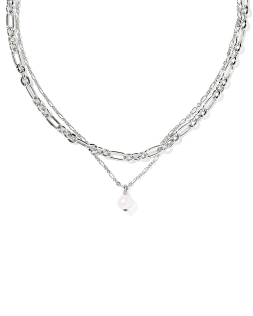 Ashton Silver Multi Strand Necklace