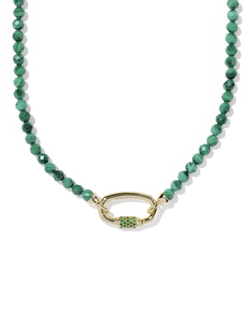 Emery Gold Beaded Strand Necklace