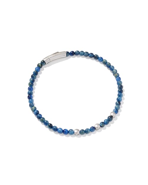 Otto Oxidized Sterling Silver Beaded Bracelet