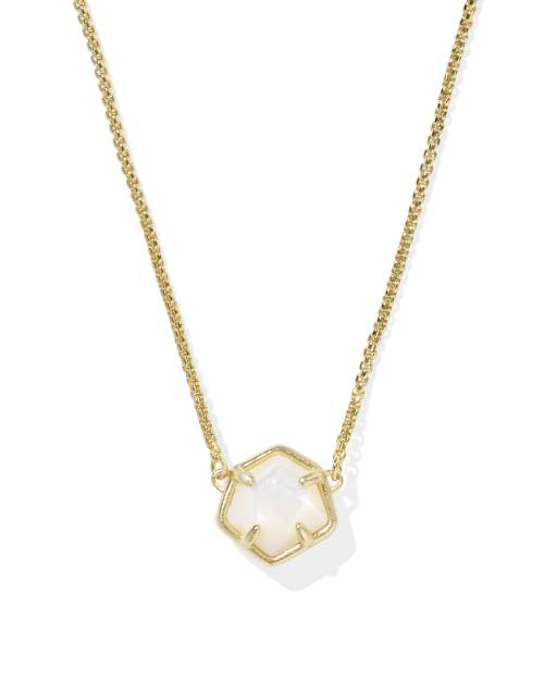 アクセサリー sari Jaxon Gold Short Pendant Necklace | Kendra Scott