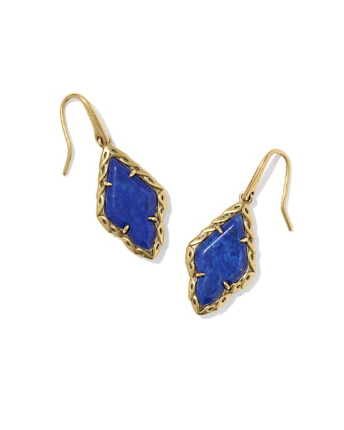 Adeline Vintage Gold Drop Earrings