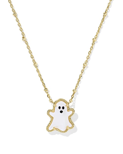 Ghost Gold Short Pendant Necklace | Kendra Scott