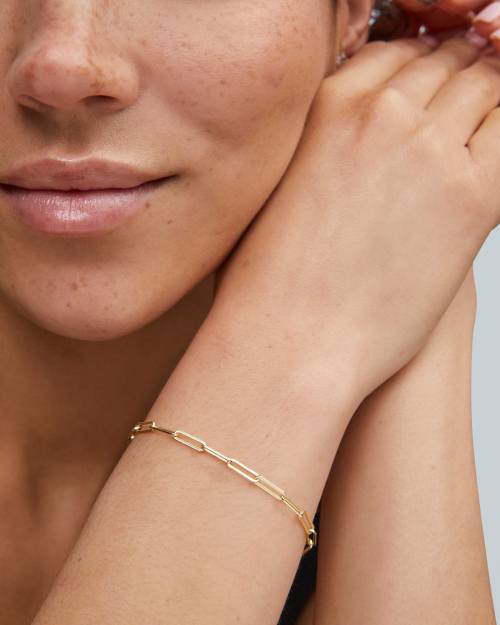 Courtney Paperclip Bracelet in Gold Kendra Scott