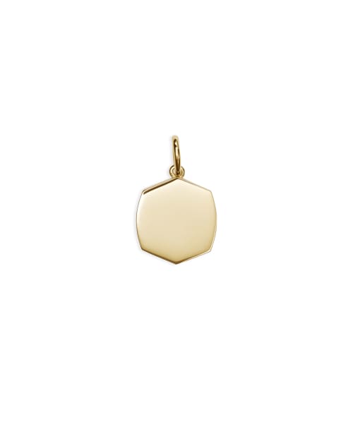 Davis Small Charm in 18k Gold Vermeil
