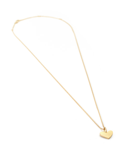 Ari Heart Charm Necklace In Sterling Silver