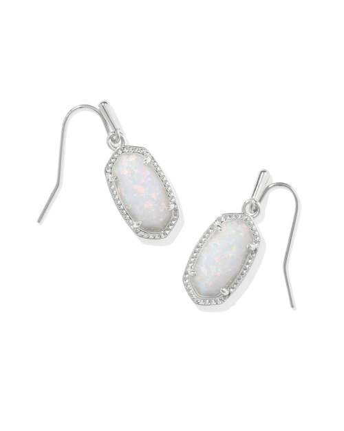 Beaded Ansley Drop Earring Gold Red Kyocera Opal main image 1