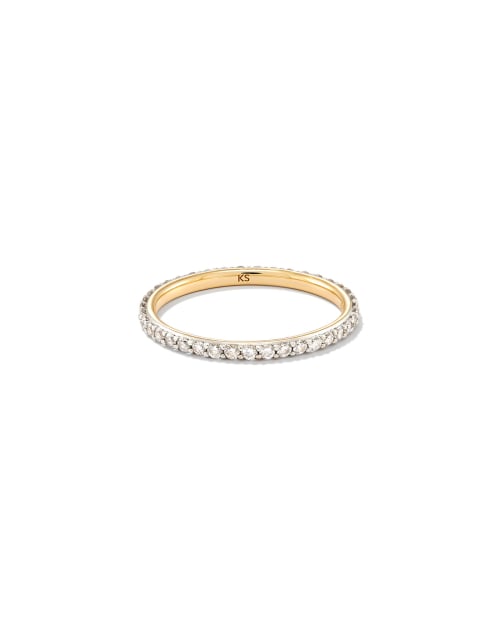 Haley Bow Gold Band Ring