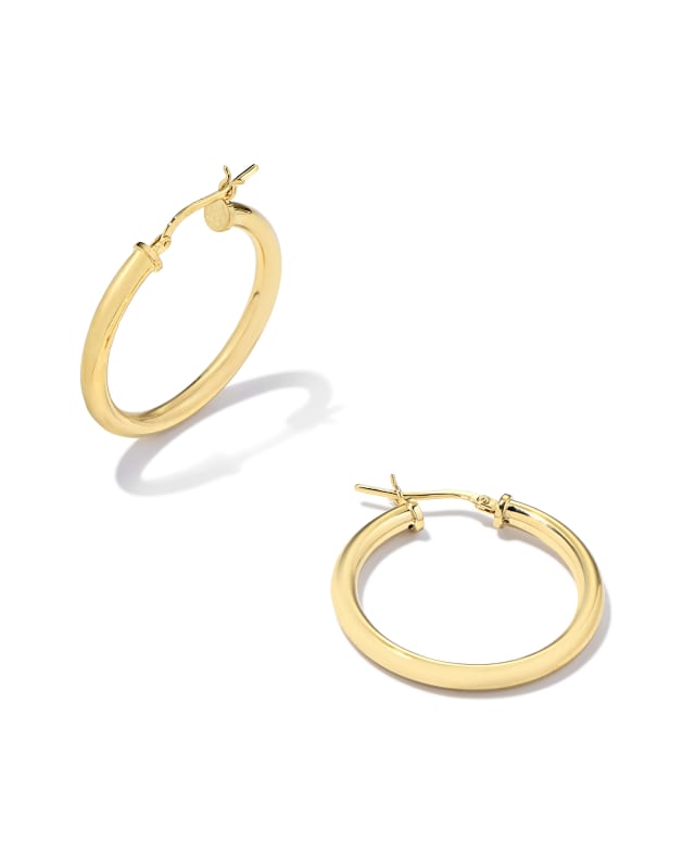 Keeley Hoop Earrings in 18k Gold Vermeil