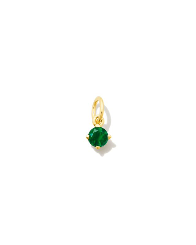 Blakely 18k Gold Vermeil Charm in Green Onyx image number 0.0