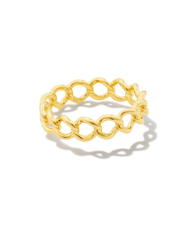 Grace Band Ring in 18k Gold Vermeil image number 0.0
