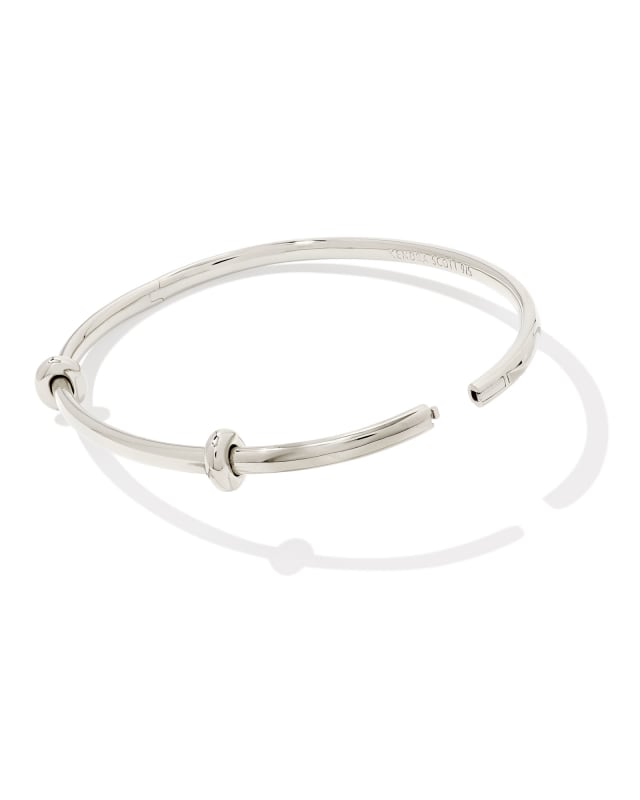 Charm Bangle Bracelet in Sterling Silver image number 2.0